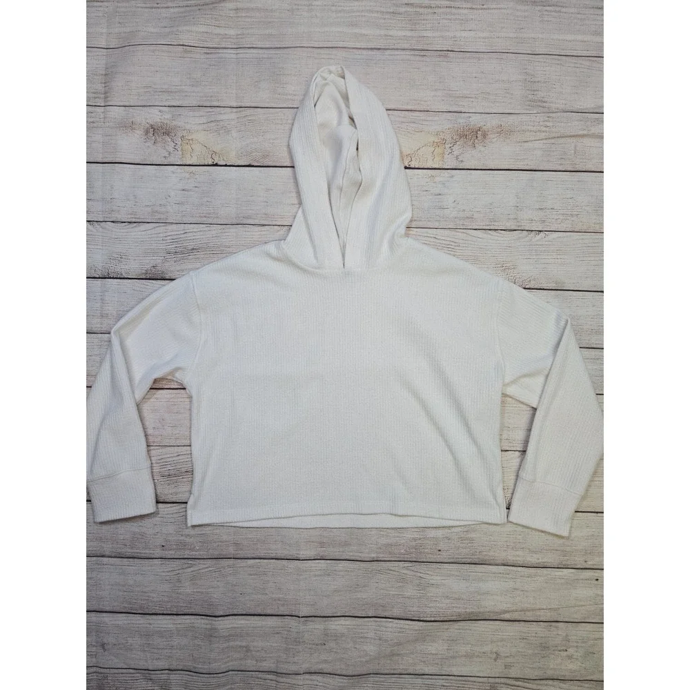 Old Navy Girl's Crop Lightweight long sleeve hooded sweater Size‎ Large 10-12